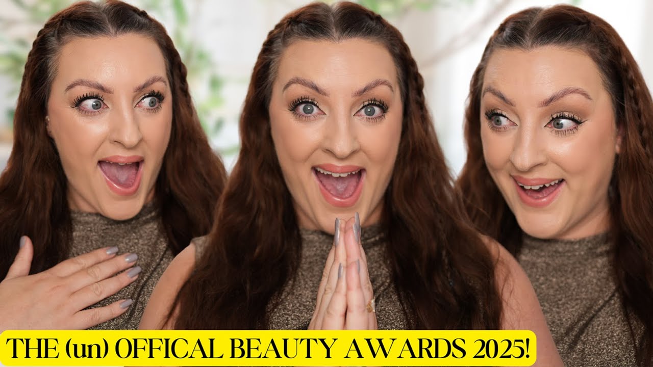YouTube post by @CharlotteHoldcroft for rephr. Caption reads: THE UNOFFICIAL BEAUTY AWARDS 2025 | The Best &....