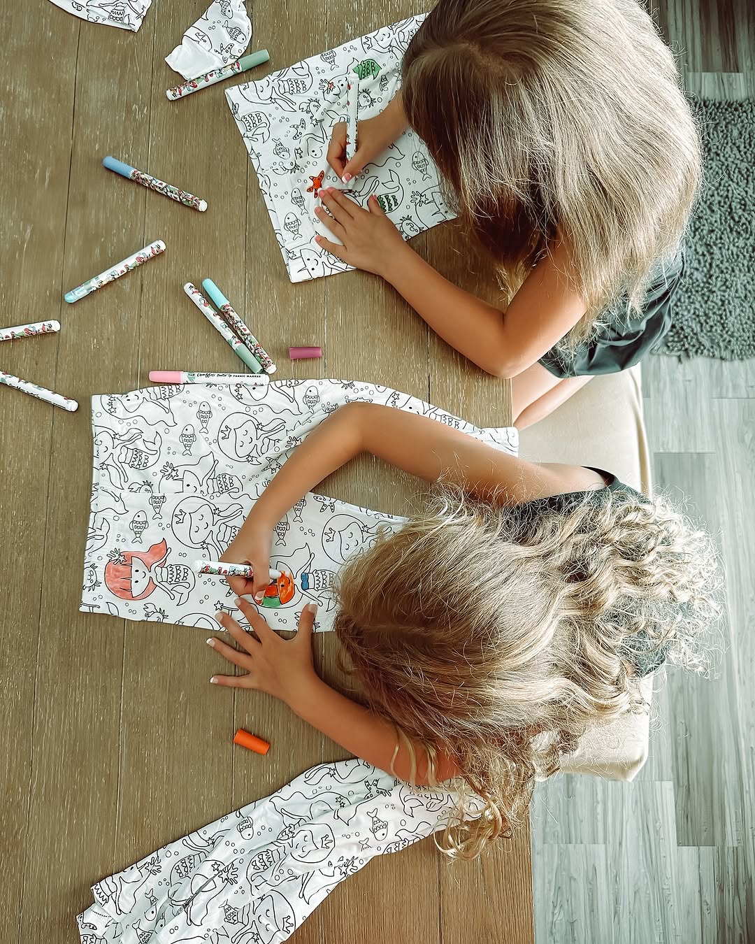 Instagram post by @stephanie_massaker for Caden Lane. Caption reads: #AD Ready for this mom hack to keep your kids busy....