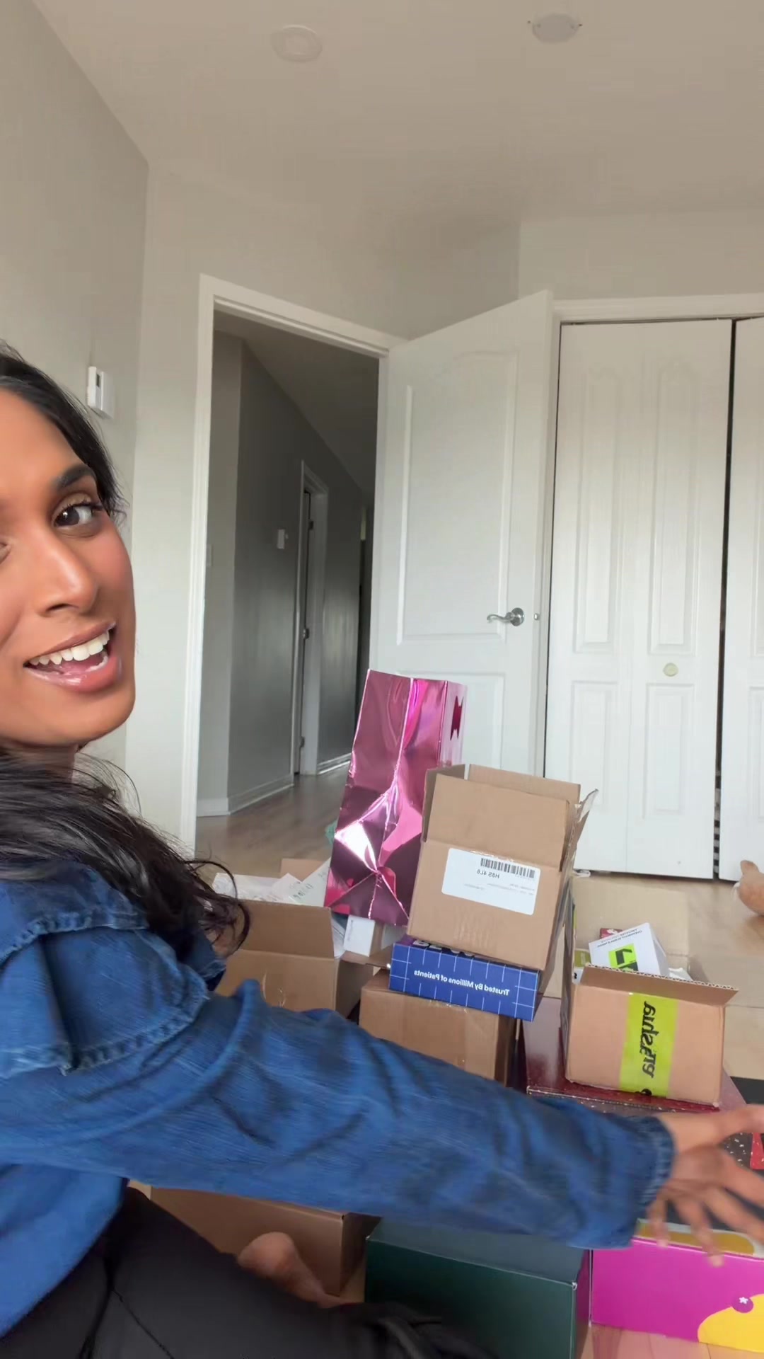 TikTok post by @khushhyyy for Laura Mercier. Caption reads: [...] @Remedy Science @Kérastase @Ranavat @Laura....