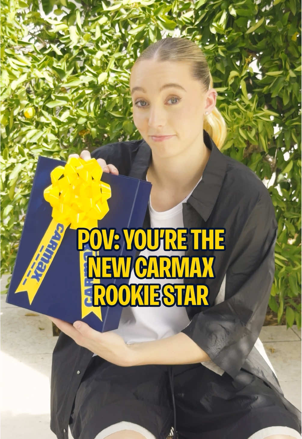 TikTok post by @paigebueckers for CarMax. Caption reads: [...] universe listens. Excited to join Team....