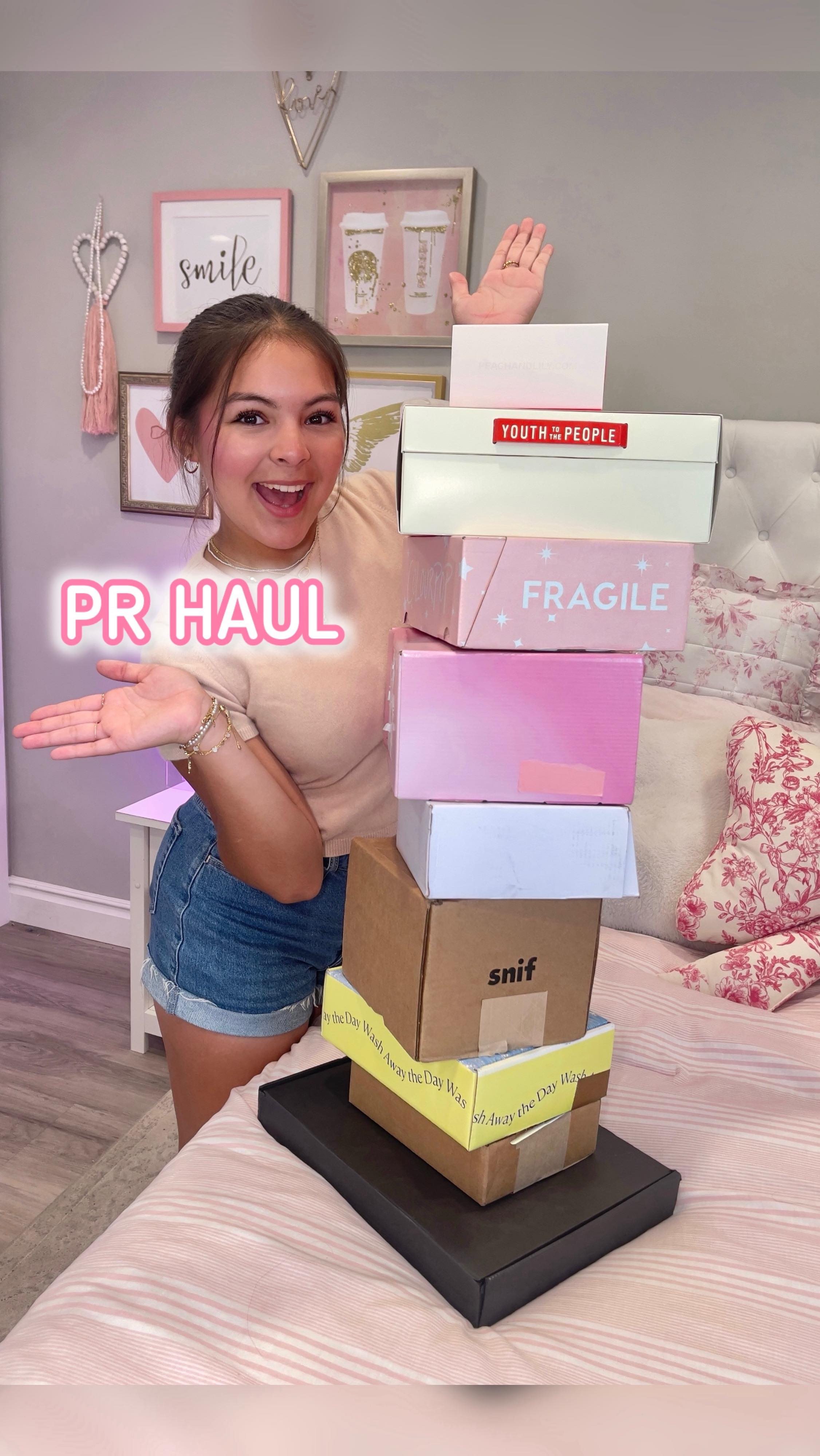 Instagram post by @lovebrielle19 for LAWLESS Beauty. Caption reads: PR HAUL 🎁

Thank you so much to all the brands,....