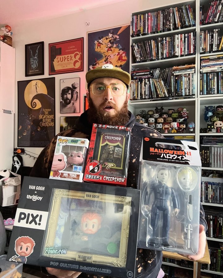 Instagram post by @bstarrcinema for Culturefly. Caption reads: My NYCC Haul Is Unbelievable mainly because I only....