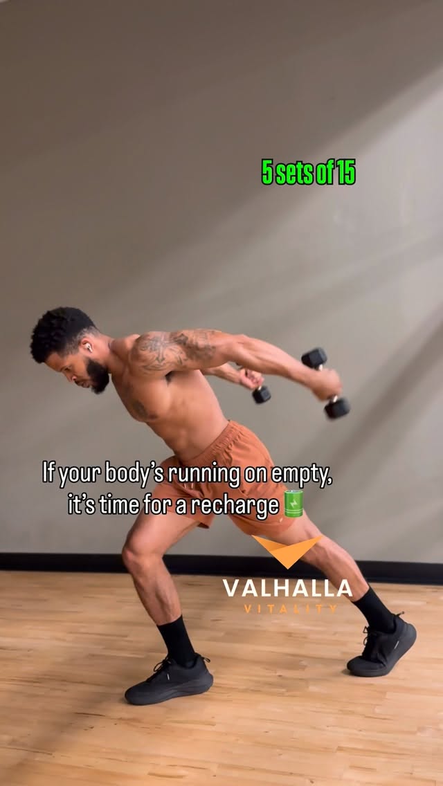 Instagram post by @worthyfitq for Valhalla Vitality. Caption reads: Unlock your body’s full potential with peptide....