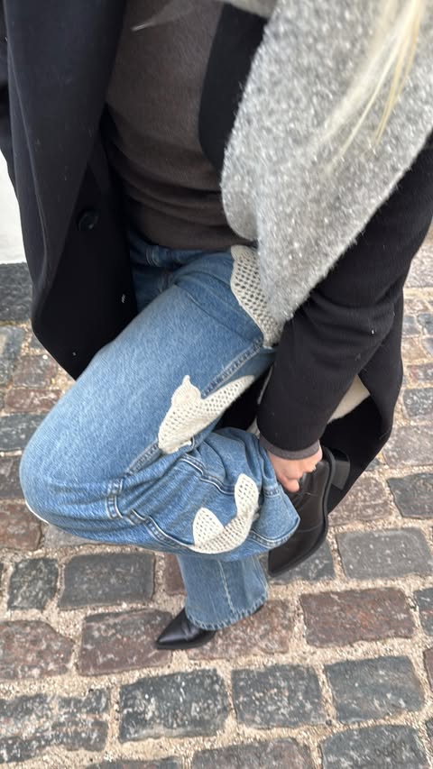 Instagram post by @carolinestordal for COPENHAGEN STUDIOS. Caption reads: [...] meets chic in these boots by Copenhagen....