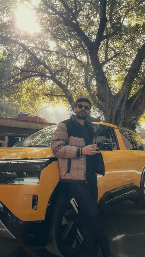 Instagram post by @nikhilchawla for Tata Motors. Caption reads: Some icons don’t come back to impress. They come....