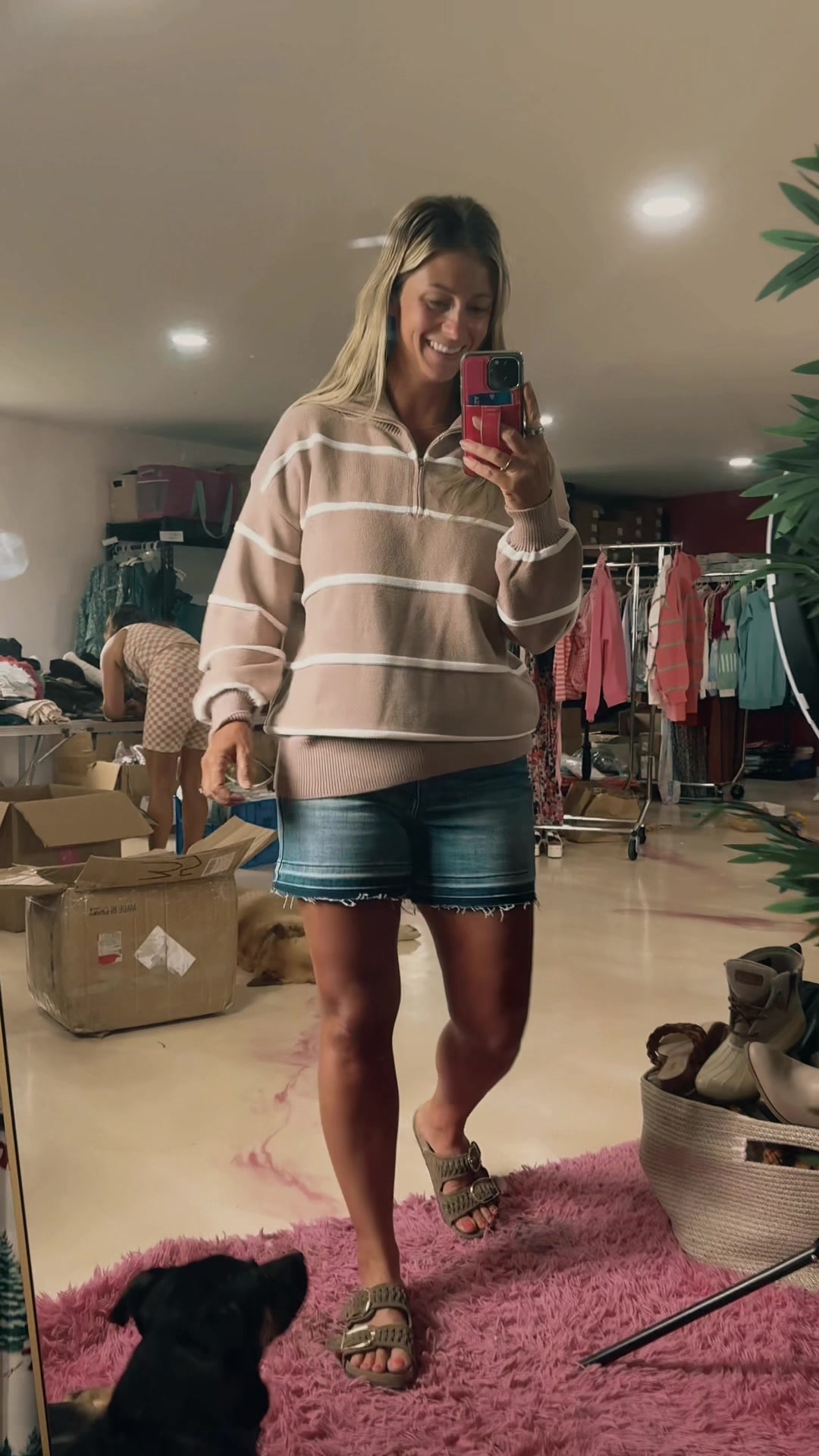 TikTok post by @cortneyspencer0 for Pink Lily. Caption reads: [...] use code Spencer when you shop @The Pink....