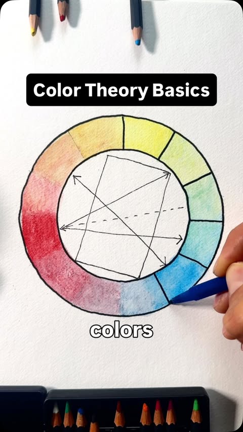 Instagram post by @linescapes.drawing for STAEDTLER. Caption reads: [...] circle, I used the amazingly pigmented....