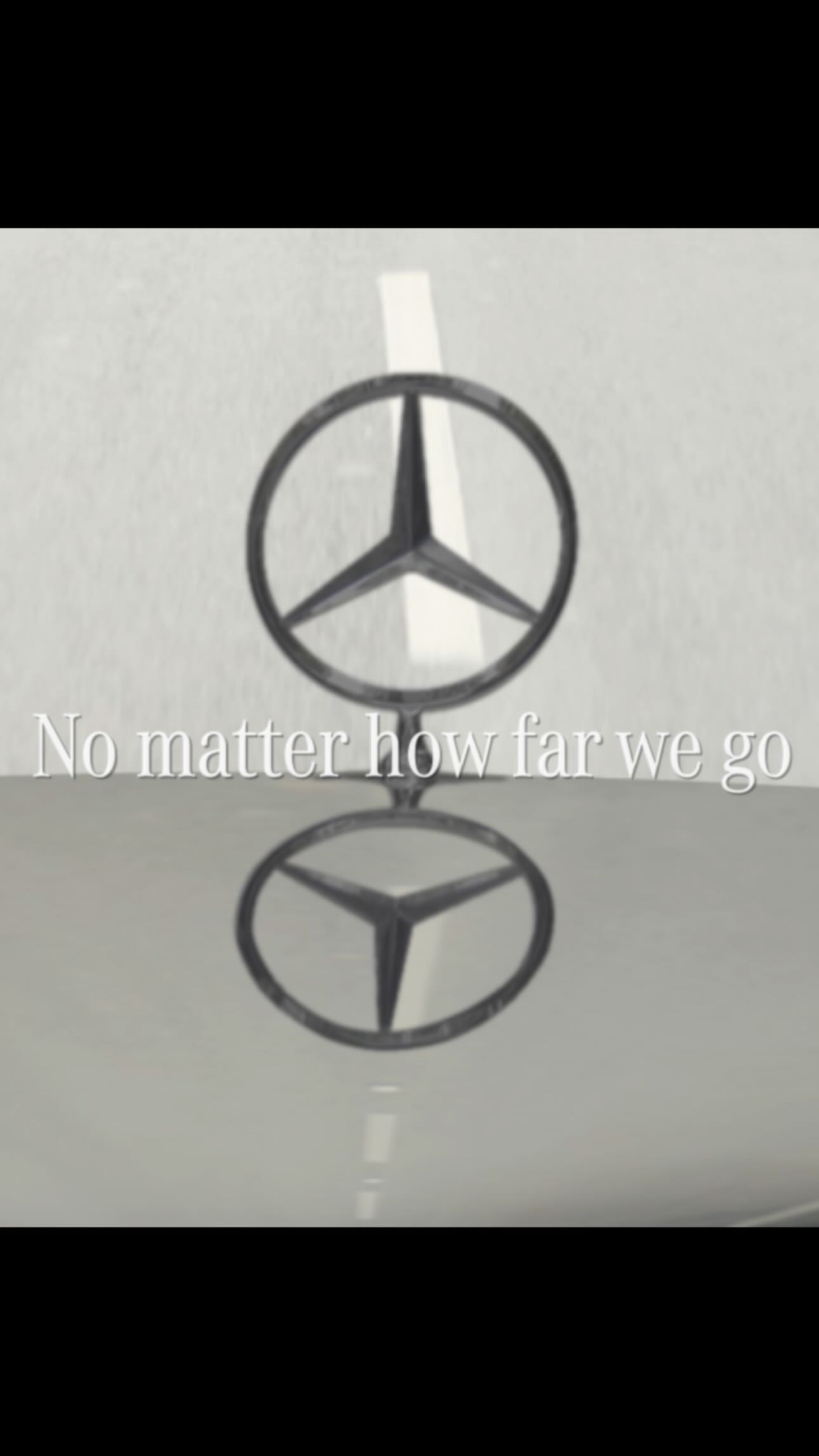 Instagram post by @alayaf for Mercedes-Benz. Caption reads: Dreams have always been my way of seeing the world....