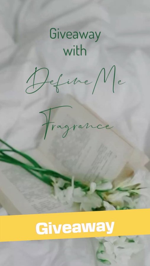 Instagram post by @glowdaily__ for DefineMe Fragrance. Caption reads: [...] you! 🌸 

🌸 I’ve teamed up with....