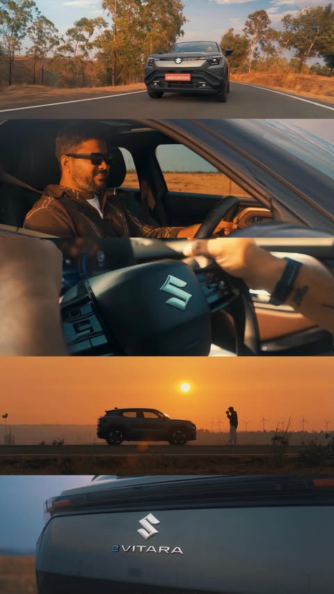 Instagram post by @haram_khor_ for NEXA. Caption reads: I didn’t expect this from an electric drive… but....
