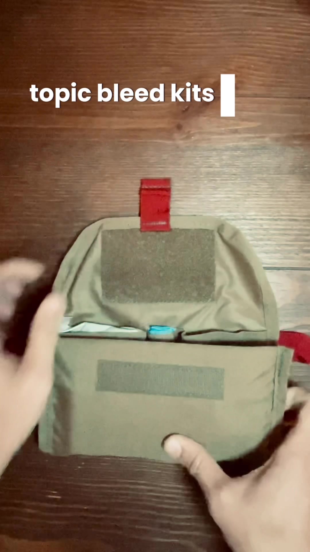 TikTok post by @fidelisoperations for Refuge Medical. Caption reads: [...] situation. The OPFAK from Refuge Medical is....