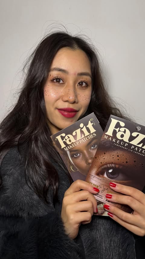 Instagram post by @vanessaaang for Fazit. Caption reads: [...] • Golden Eye Speckles Thank you so much....