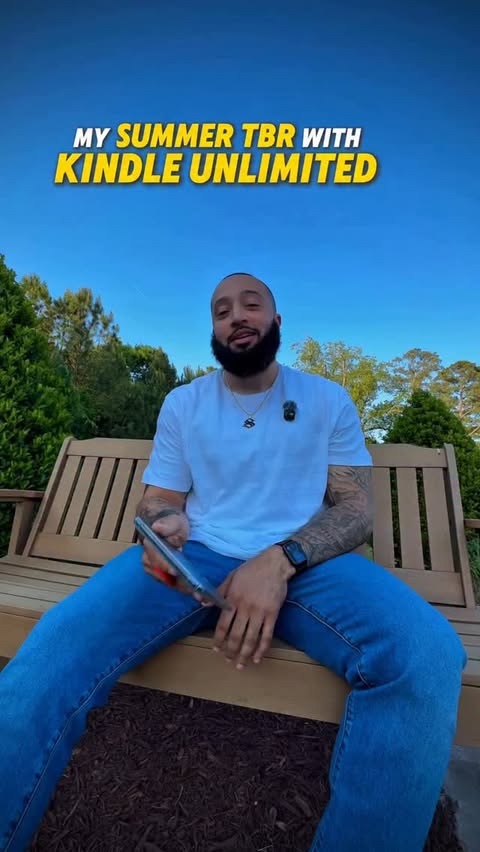 Instagram post by @edrickreadit for Amazon Kindle. Caption reads: [...] you’re reading this summer 👇 #ad....