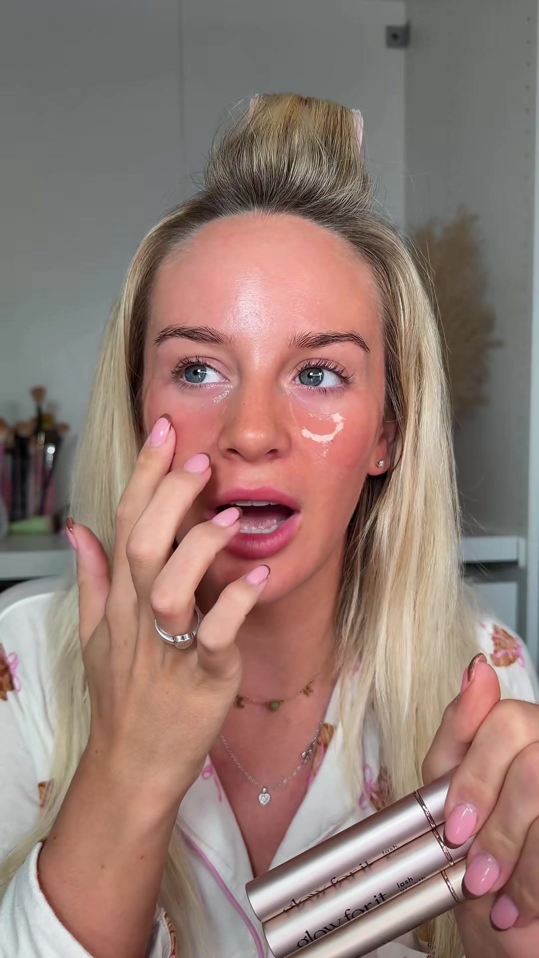 TikTok post by @georgiacoggings for Glow For It. Caption reads: [...] the next 10 years🙂‍↕️🙂‍↕️🙂‍↕️xx @GLOW FOR....