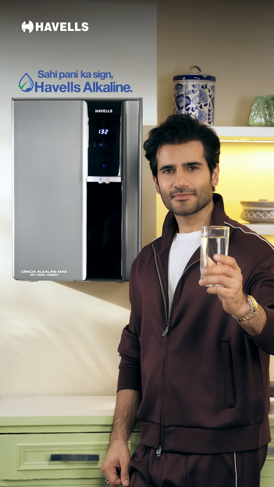 Instagram post by @karantacker for Havells. Caption reads: Everyday choices define how we live, and now, even....