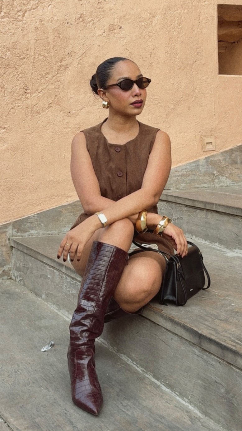 Instagram post by @srivastavajii for Nykaa Fashion. Caption reads: Save this for your fall inspo!🍂

Let me know....