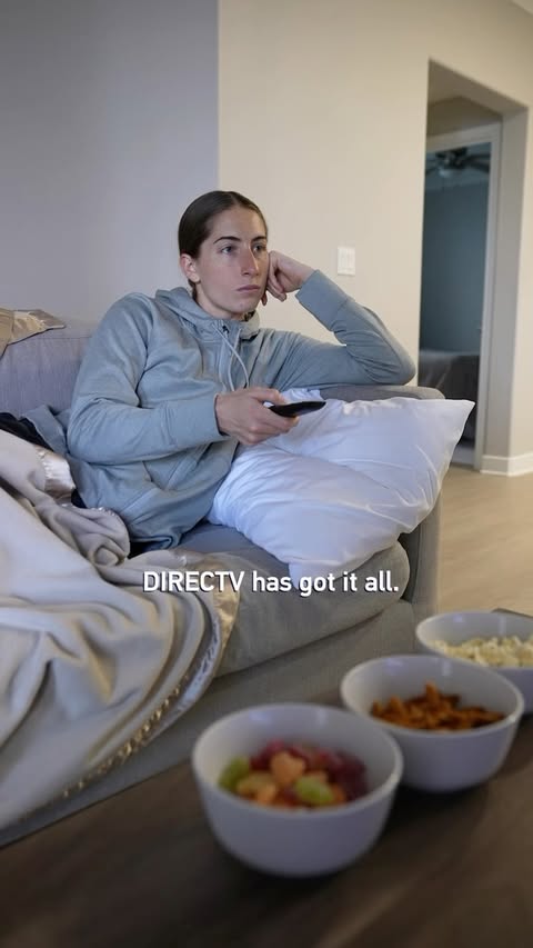 Instagram post by @katemartin for DIRECTV. Caption reads: #DIRECTVPartner Off days are for slowing down,....
