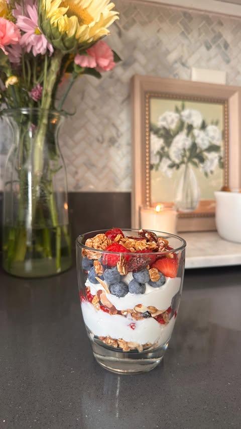 Instagram post by @dreaaa_perez11 for The Fresh Market. Caption reads: [...] parfait using ingredients from....