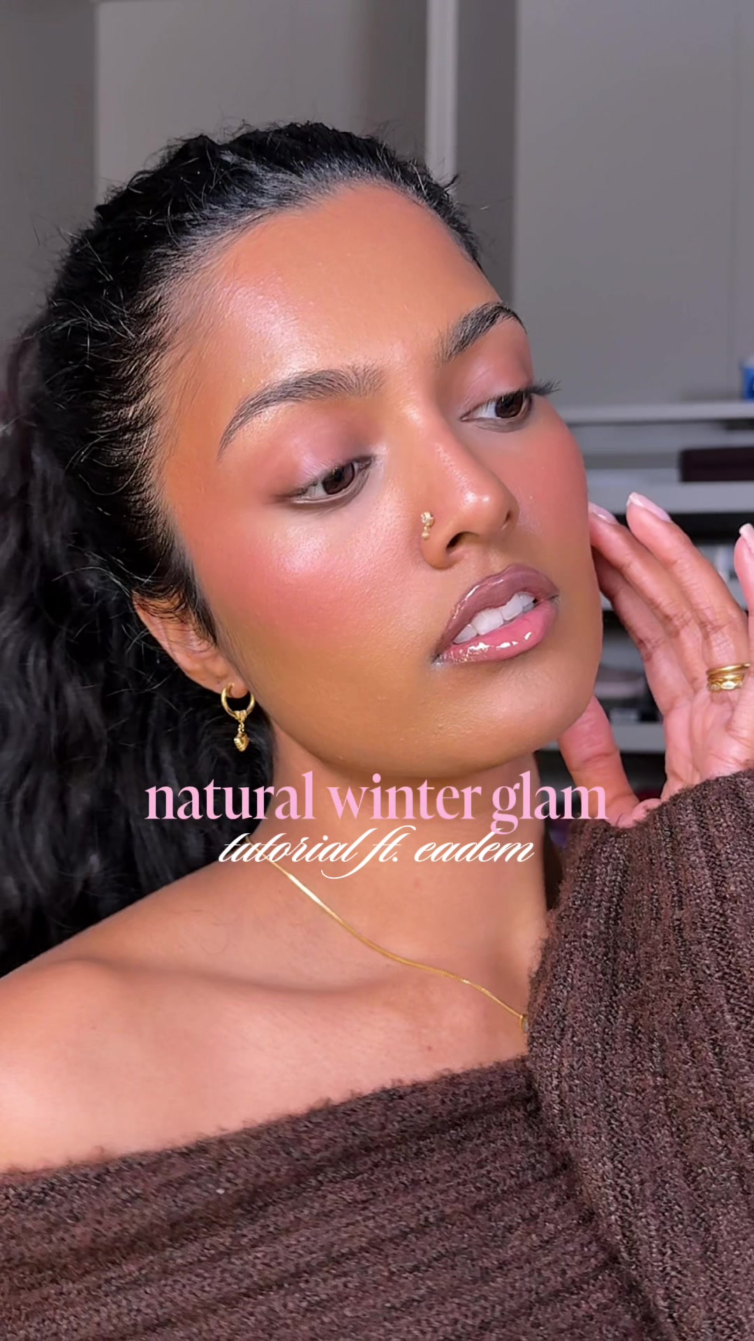 TikTok post by @dhivya.srii for Eadem. Caption reads: [...] • mami wata ultra-calming rescue mist @EADEM....