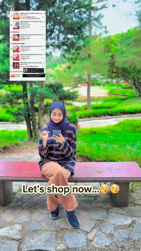 Instagram post by @itsmeshahiii for SHEIN Malaysia. Caption reads: [...] Coupon Code:- SMY6nurshahirah0820007....
