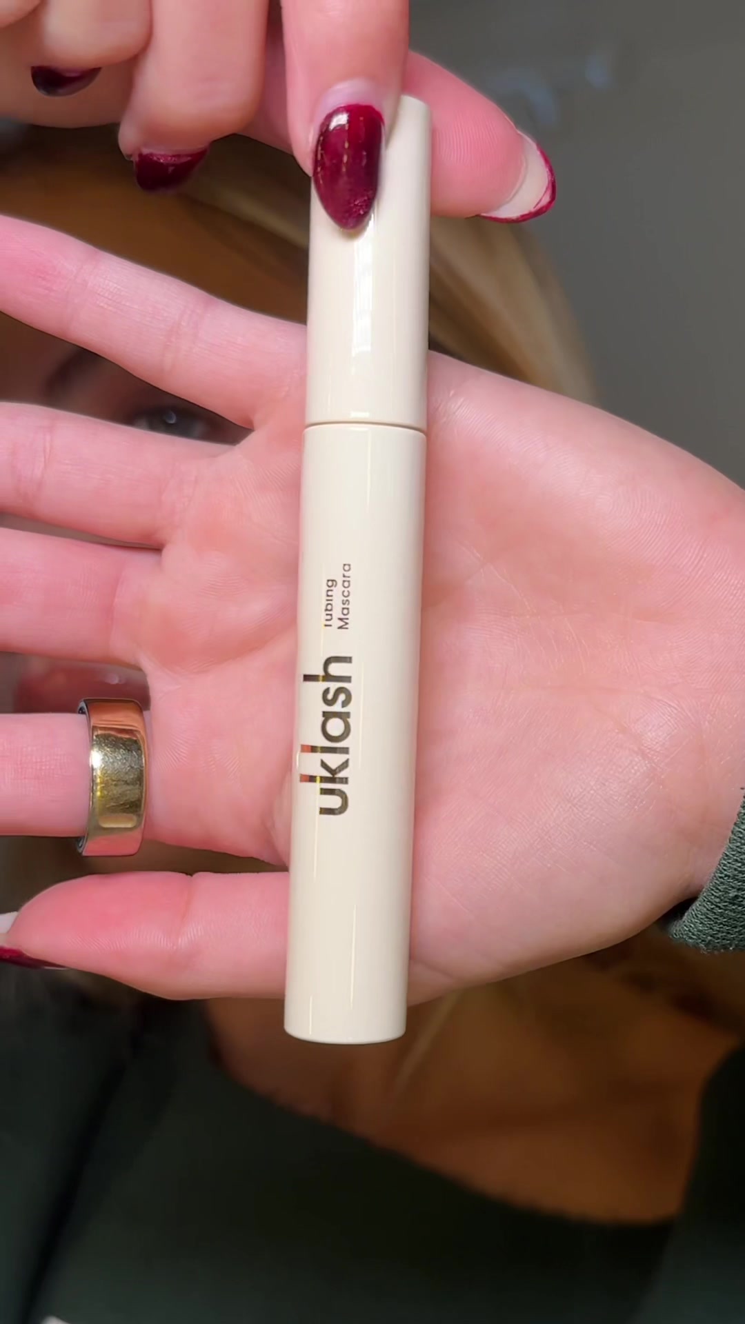 TikTok post by @brittneyymooney for UKLASH. Caption reads: My new fave lash serum + mascara from @UKLASH US....