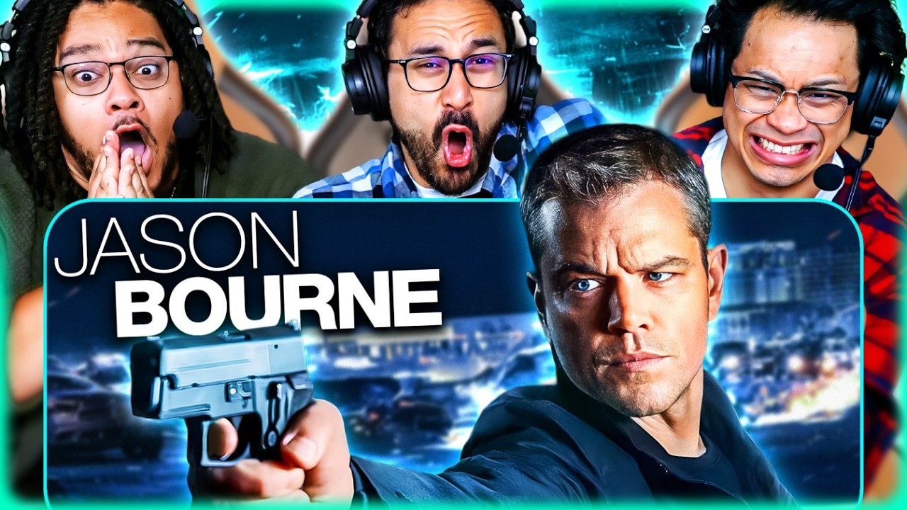 YouTube post by @ReelRejects for Liquid I.V. Italia. Caption reads: JASON BOURNE MOVIE REACTION – THIS FEELS LIKE....