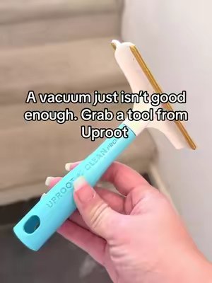 TikTok post by @beawesomebolt for Uproot Clean. Caption reads: [...] care because I’m obsessed with this @Uproot....