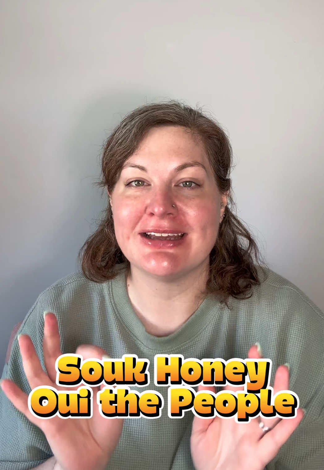 TikTok post by @frag_analysis for OUI the People. Caption reads: [...] it came to trying Souk Honey from @OUI the....