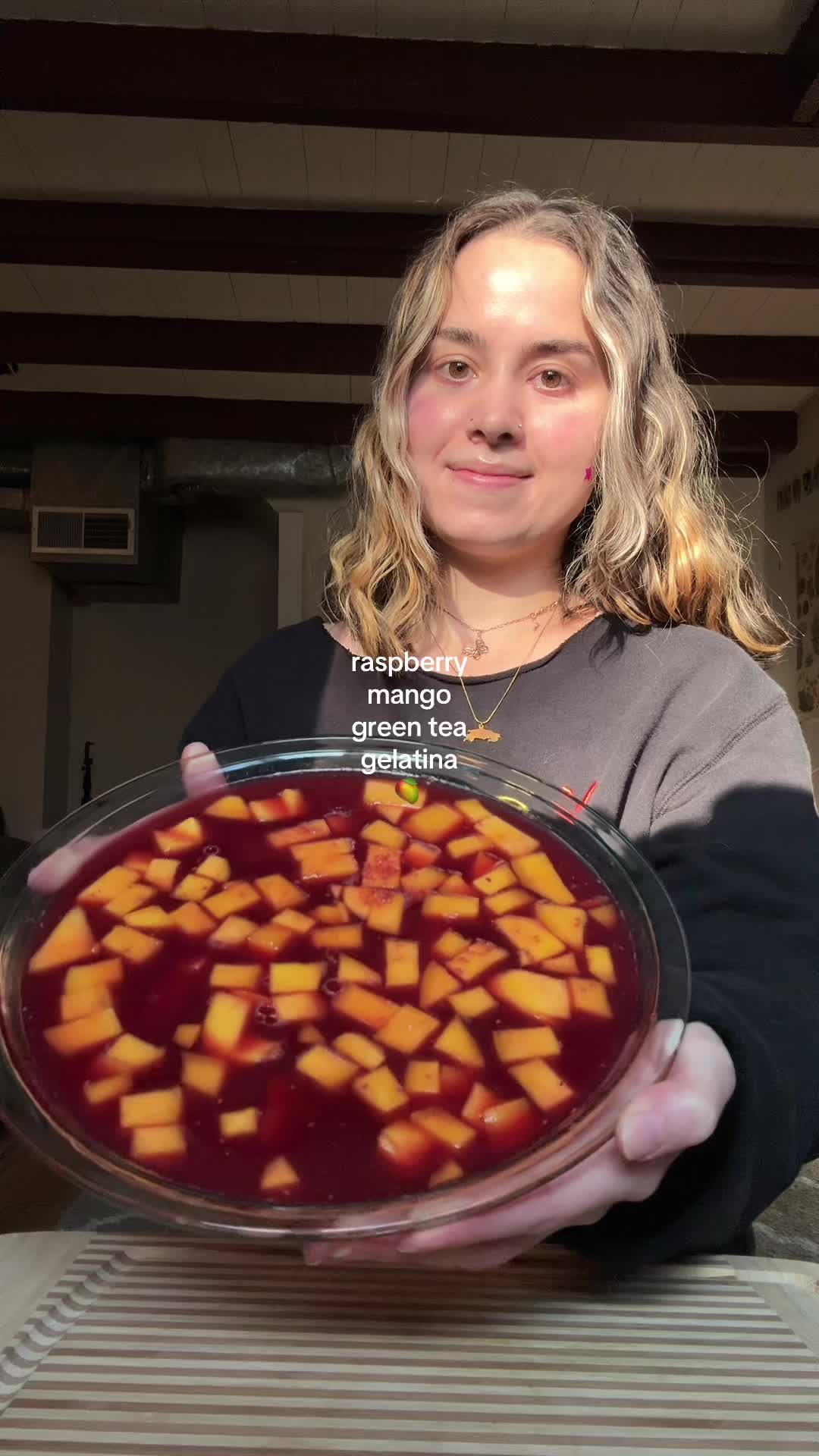 TikTok post by @.dayswithabril for Tazo. Caption reads: Hola primas 😝♥️ I have Instagram now!!! Same....