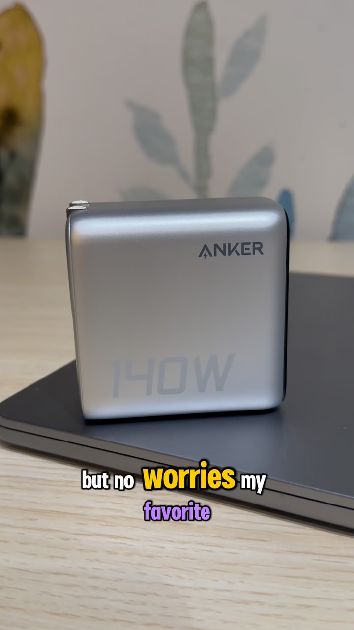 Instagram post by @shwetamalkar0 for AnkerMake. Caption reads: Power up like a pro with the Anker 140W 4-Port....