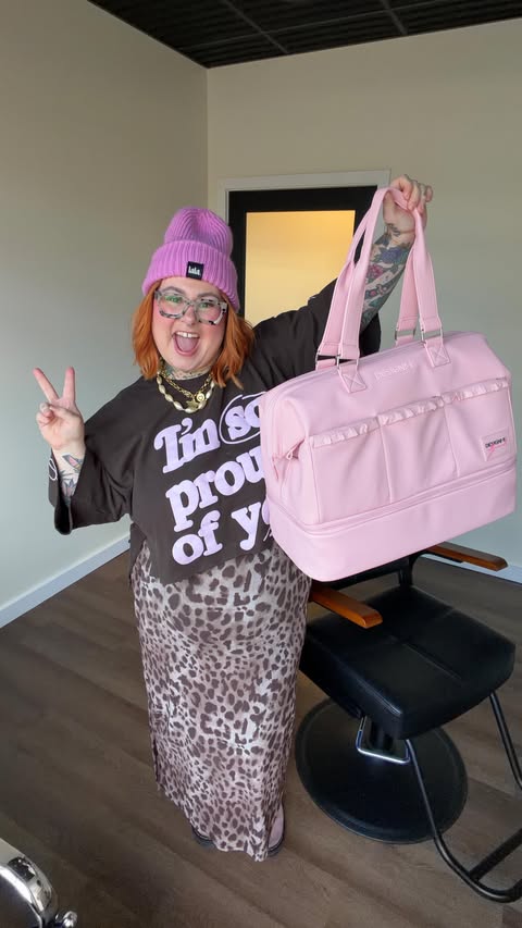 Instagram post by @mermeghair for DESIGNME Hair. Caption reads: [...] put it to use! “I do Saturdays” with....