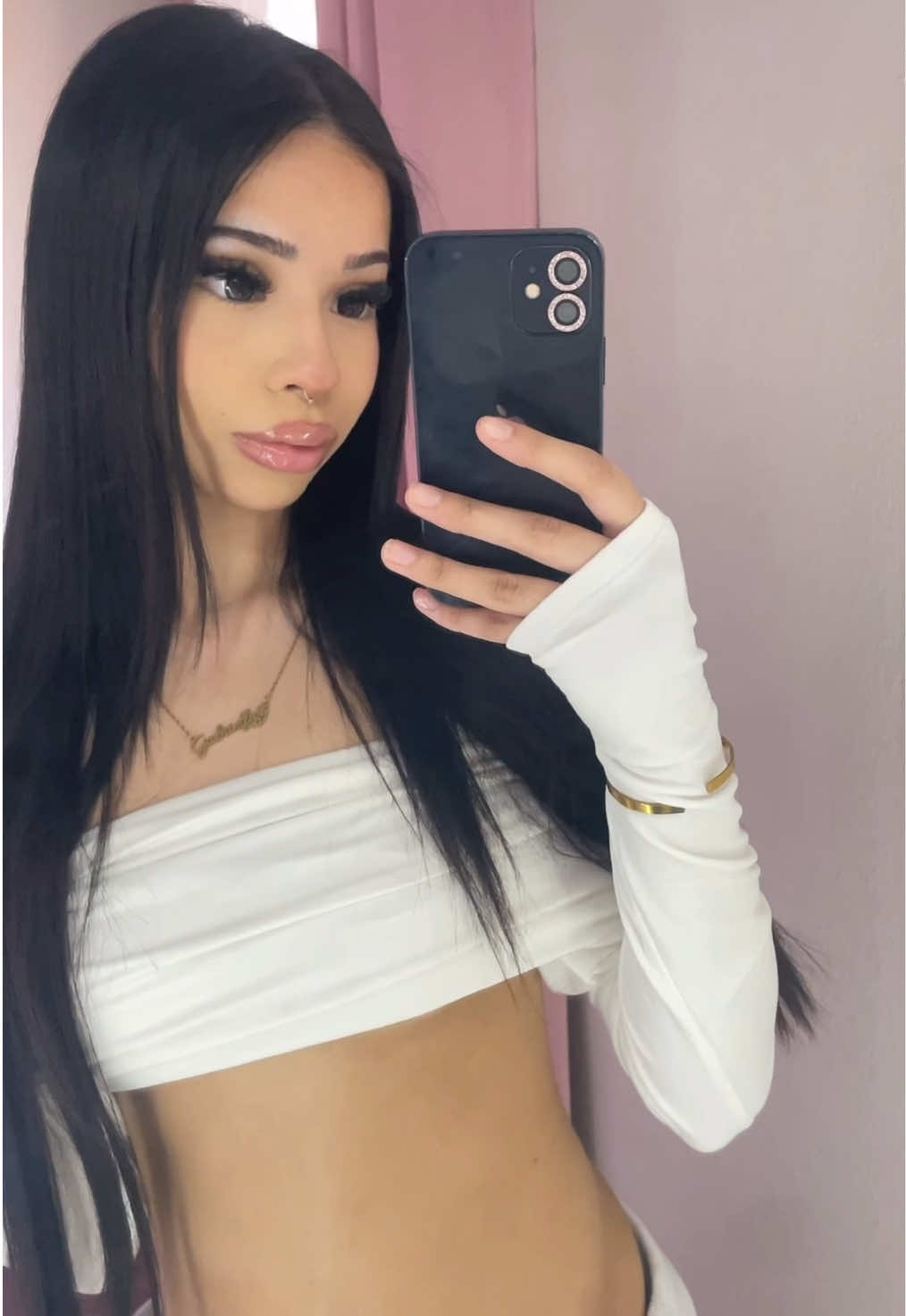 TikTok post by @6aaiko for Eyemoody. Caption reads: ♡ @Eyemoody Colored Contacts in Dolly Hazel ||....