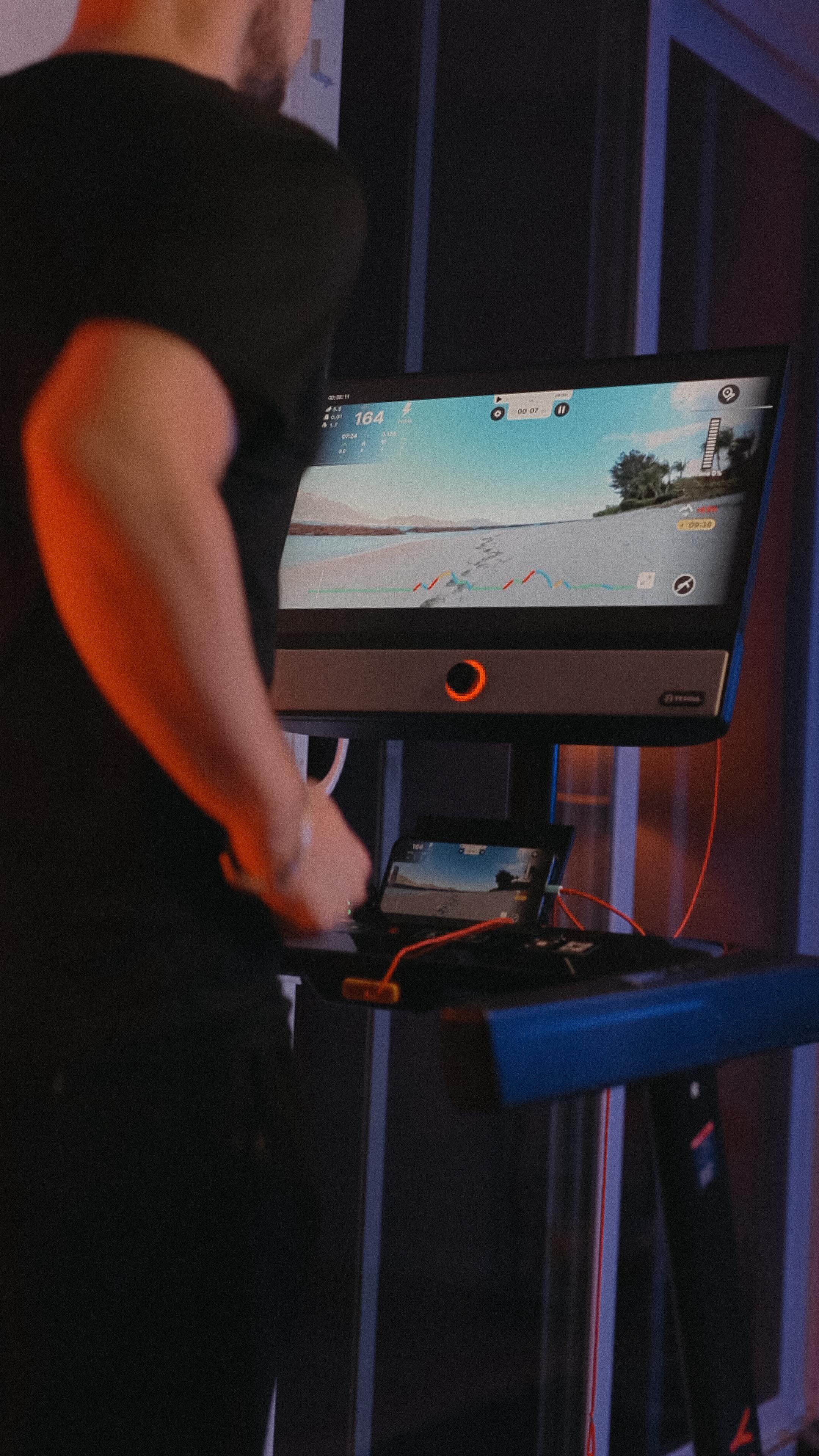 Instagram post by @deanwethers for YESOUL FITNESS. Caption reads: 🏃‍♂️ Running smarter from home.
The....