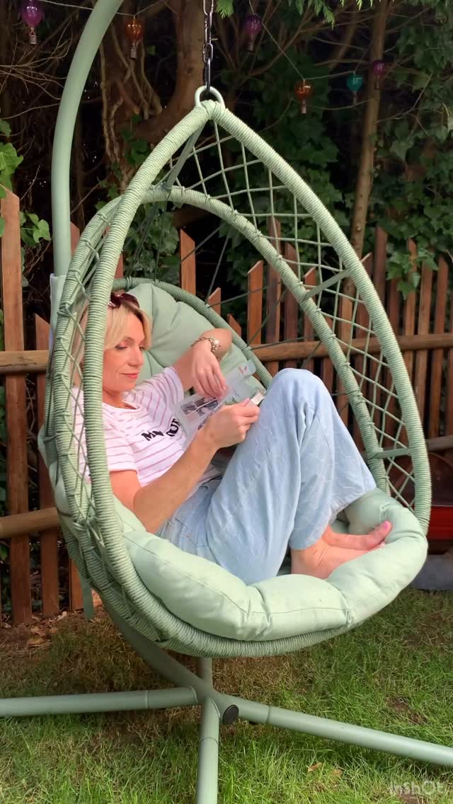 Instagram post by @eilidhnairntv for Qvc. Caption reads: There’s something quite magical about sitting in....