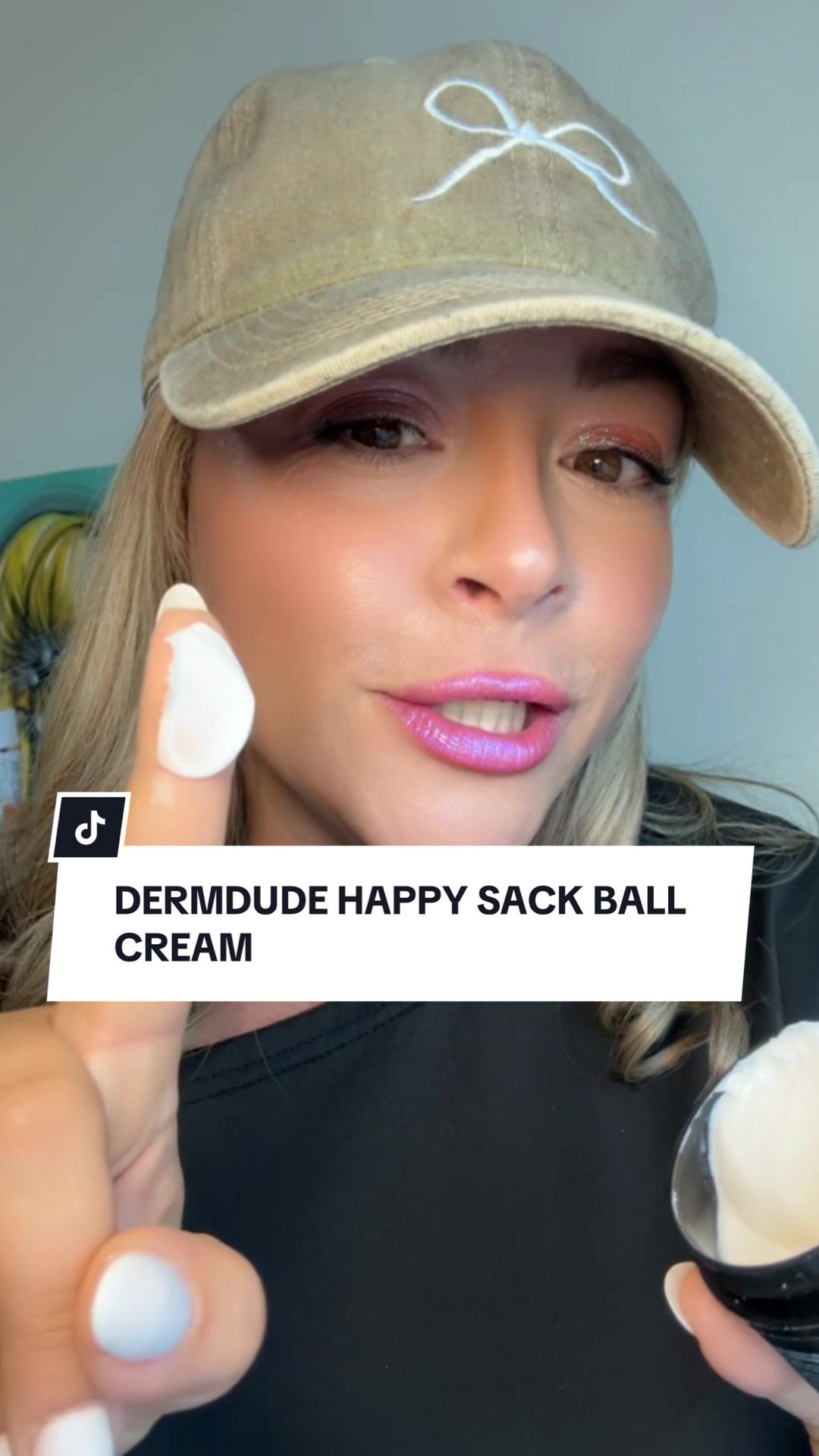 TikTok post by @ablondegirlsambition for Derm Dude. Caption reads: @Derm Dude is giving you a cheat code to getting....