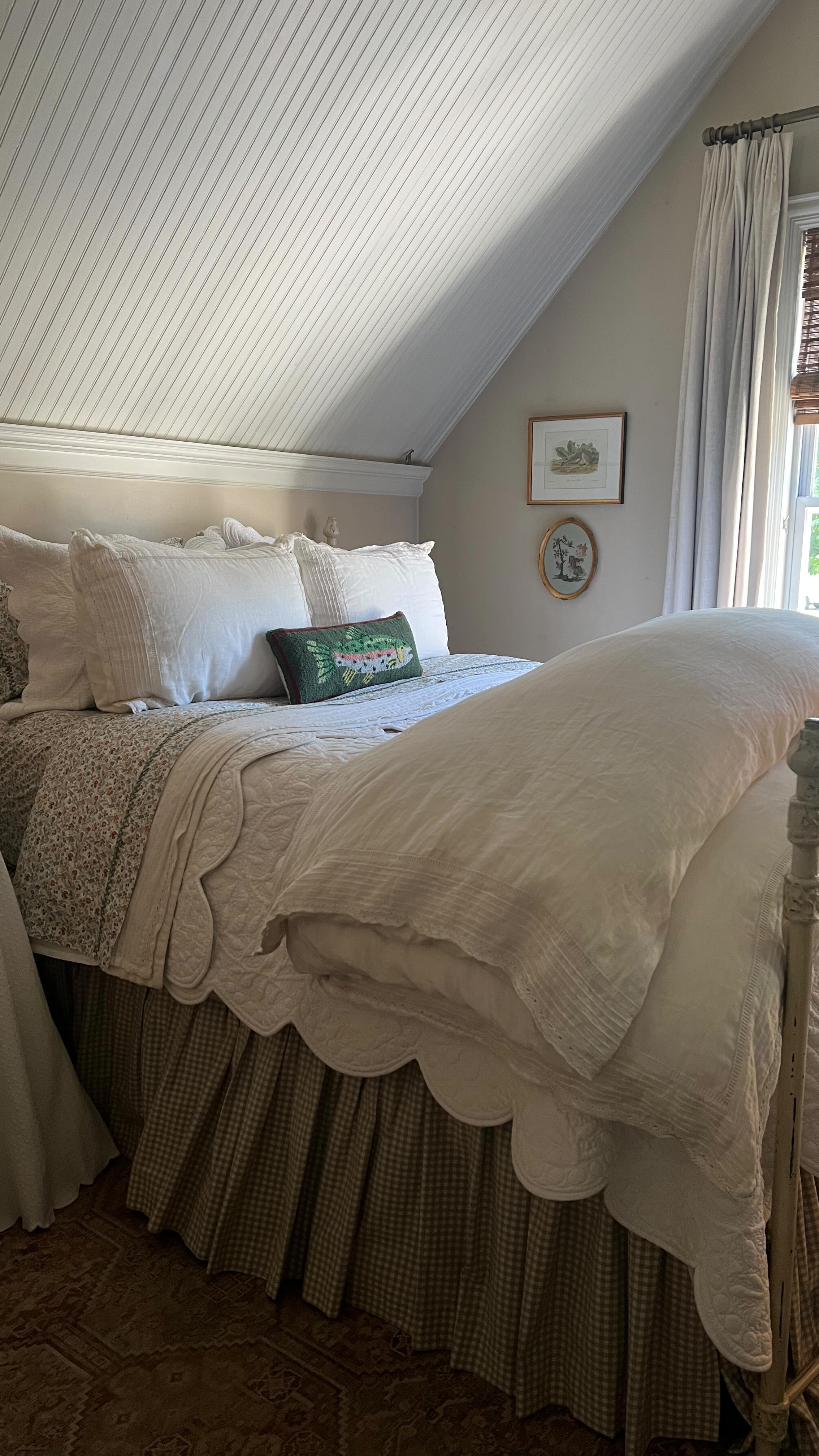 Instagram post by @blessedmommatobabygirls for Garnet Hill. Caption reads: Rayley’s cozy little bedroom is even cozier now....