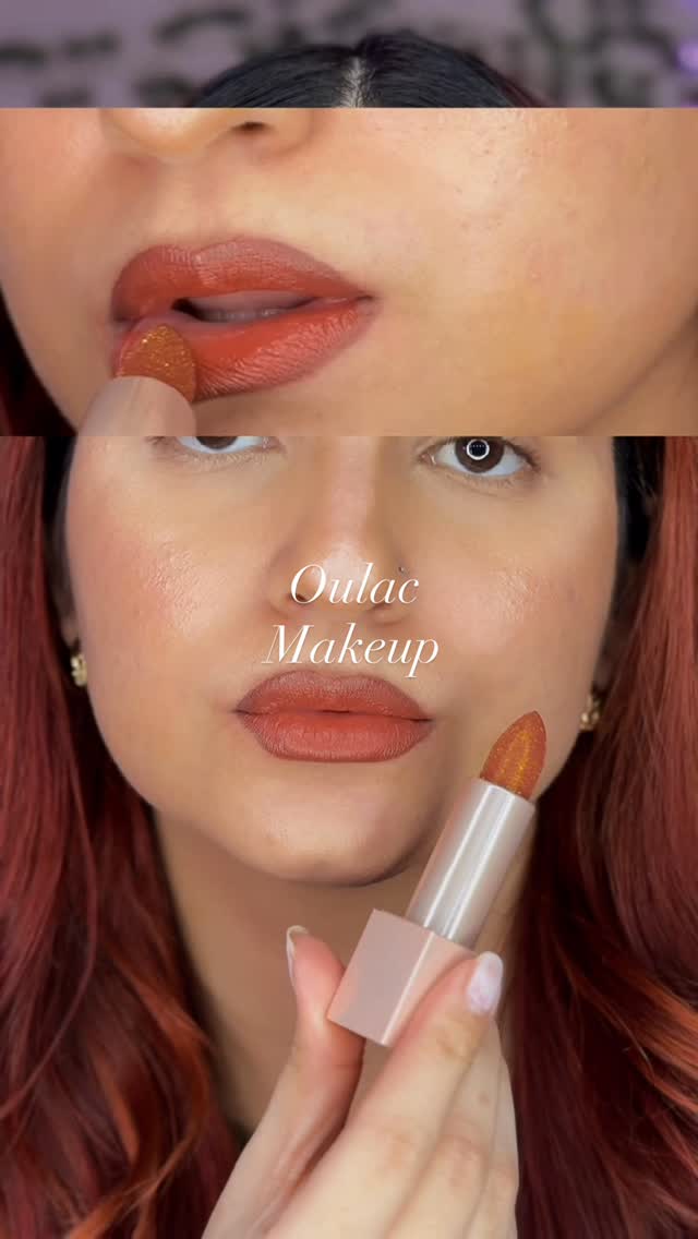 Instagram post by @bybiastyle for Oulac Cosmetics. Caption reads: #ad Oulac makeup 💖 @oulaccosmetics_official....