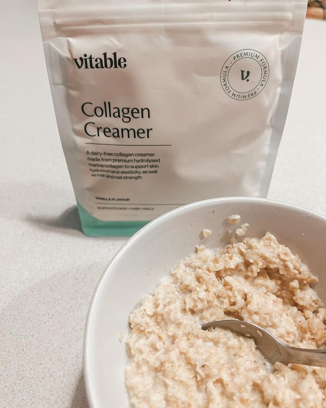 Instagram post by @jemma_and_annabelle for Vitable. Caption reads: Porridge 🥣 

Added a little extra into my....