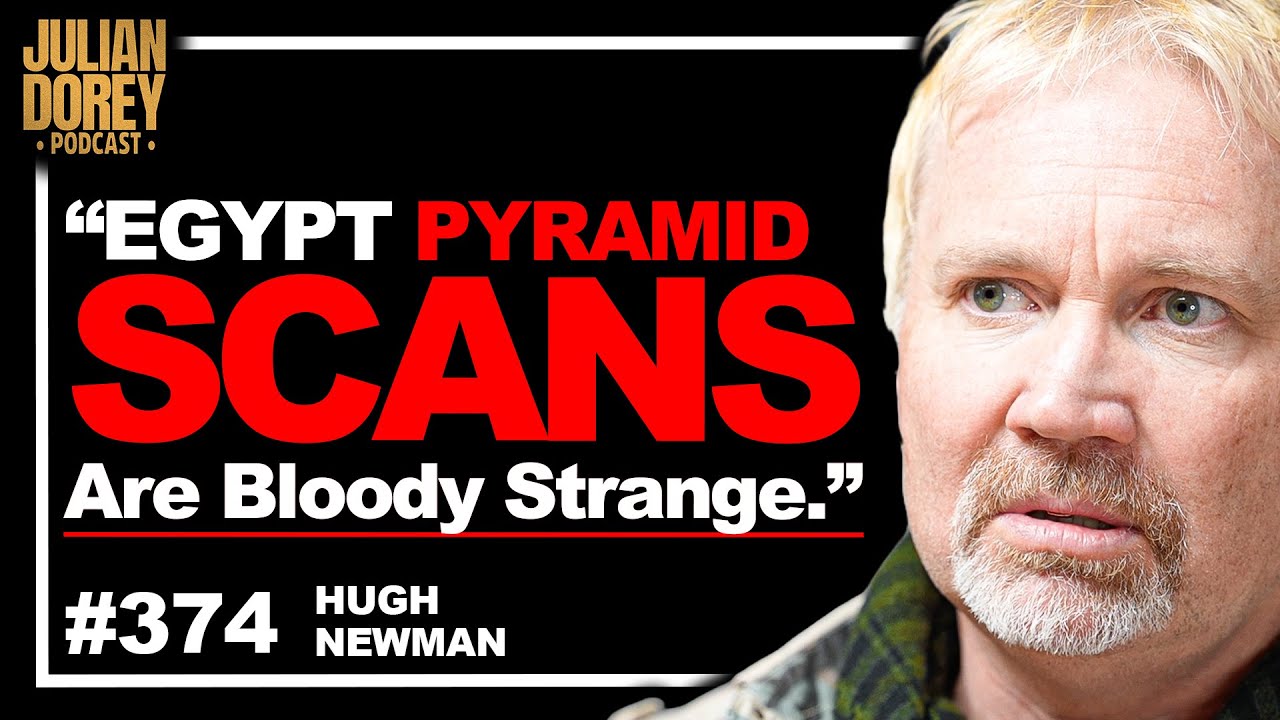 YouTube post by @JulianDorey for Mizzen+Main. Caption reads: "Breathtaking!" - Ancient Giants, Egypt Pyramid....