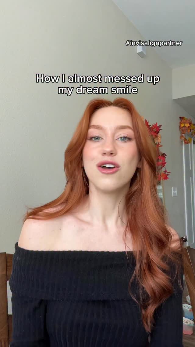 Instagram post by @anasaiaofficial for Invisalign. Caption reads: #invisalignpartner I love that @invisalign found....