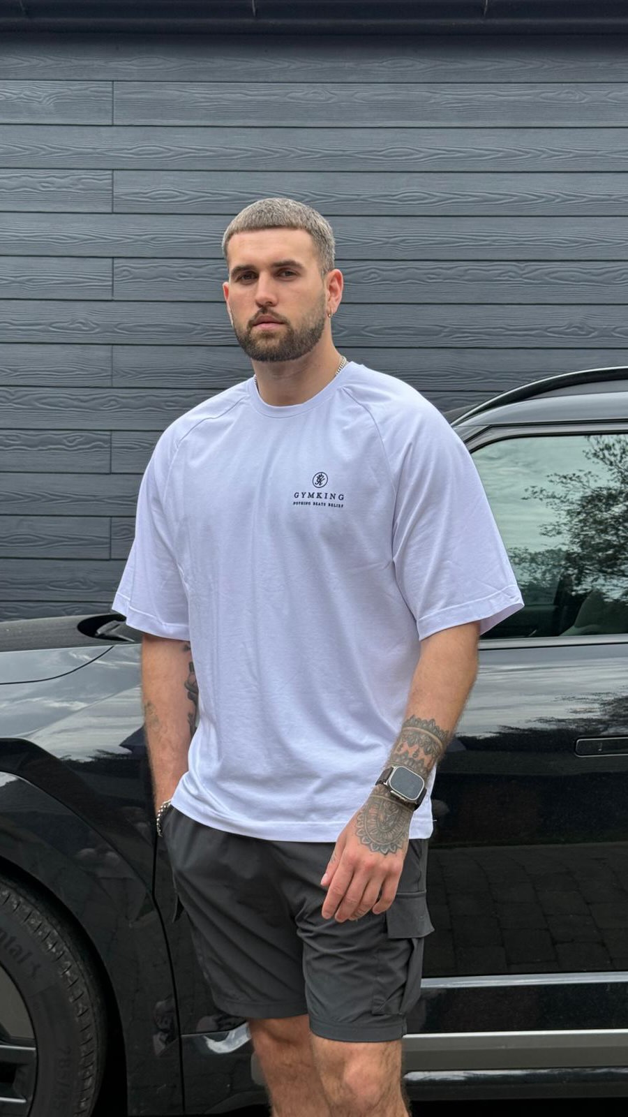 Instagram post by @zachariah_noble97 for Gym King. Caption reads: Your words start to lose value, when your actions....