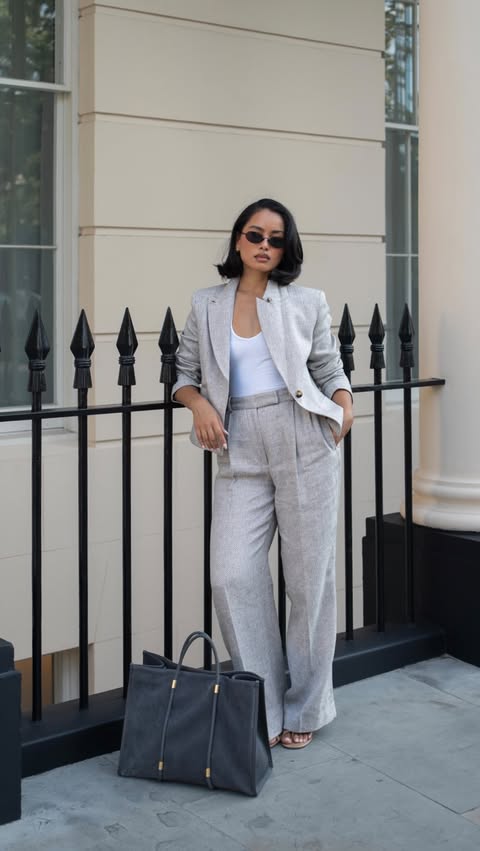 Instagram post by @aanishagurung_ for Reiss. Caption reads: Ad. Summer looks made for city streets @reiss.