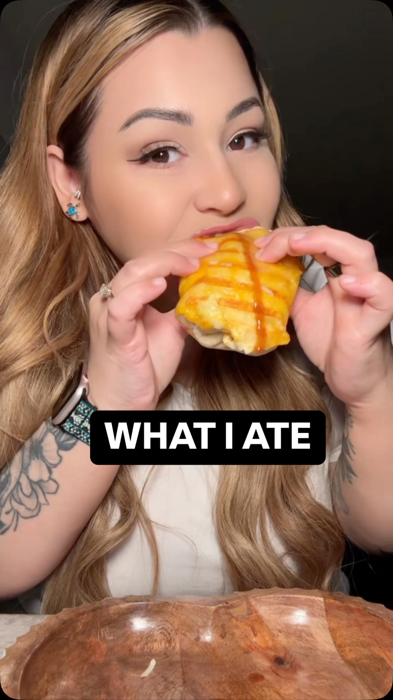 Instagram post by @adigutierrezxoxo for Tru Fru. Caption reads: Burrito vibes only ✨
#trufrupartner @trufru.