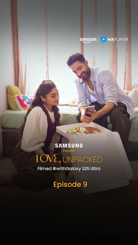 Instagram post by @realyukti for MX Player. Caption reads: [...] #withGalaxy S25 Ultra Watch now on @mxplayer....