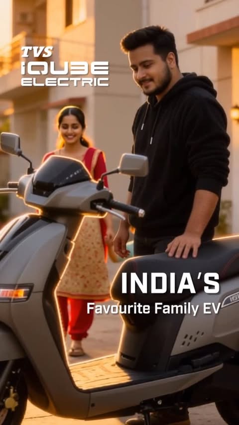 Instagram post by @meetthefashiontrend for TVS Motor Company. Caption reads: Smart, stylish, and built for every Indian....