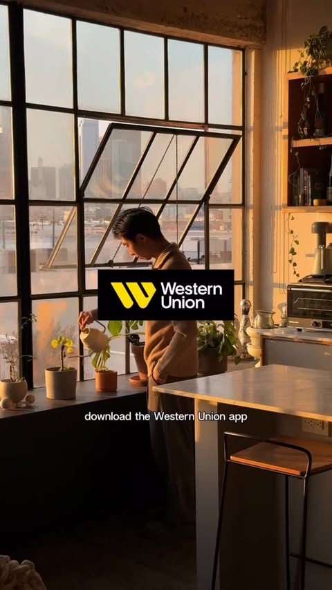 Instagram post by @jeffreeeyte for Western Union. Caption reads: [...] money quickly* and safely with the Western....