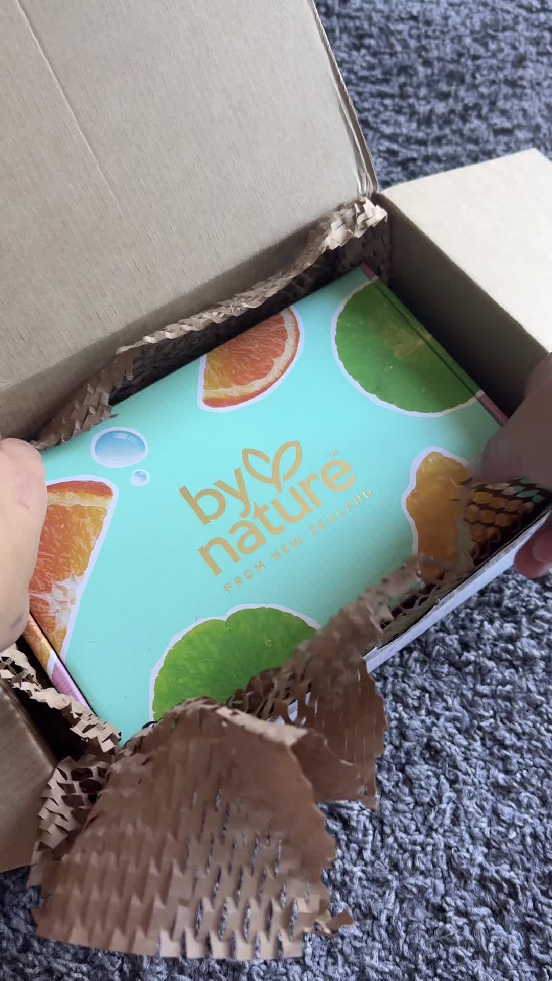 TikTok post by @carley_9 for bynatureskincare. Caption reads: [...] #bynatureambassador #gifted....