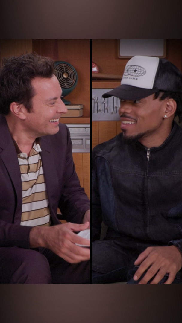 Instagram post by @jimmyfallon for State Farm. Caption reads: @chancetherapper and his beats go way back.

Watch....