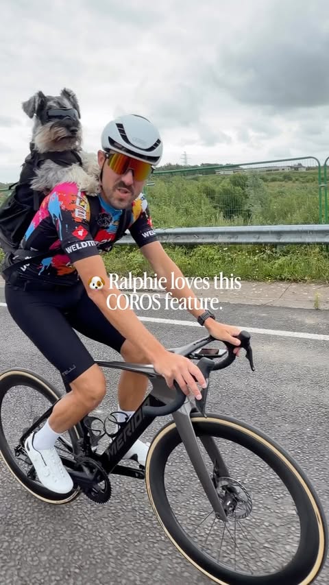 Instagram post by @latchy3 for COROS. Caption reads: I set my nutrition alert to every 20 minutes.....