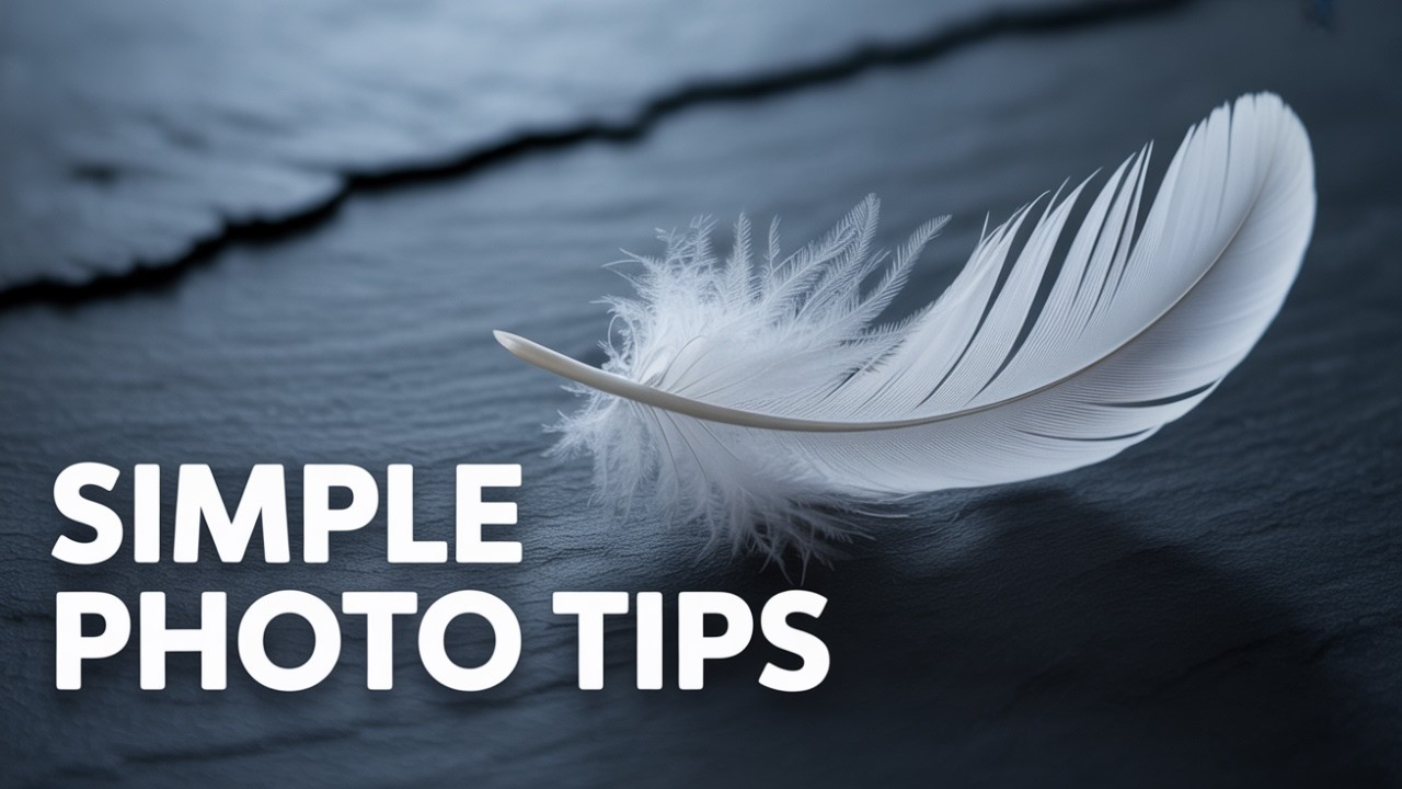 YouTube post by @NiftyFiftyPhotographers for Dehancer. Caption reads: How to Create Minimalist Photos (Use This Simple....